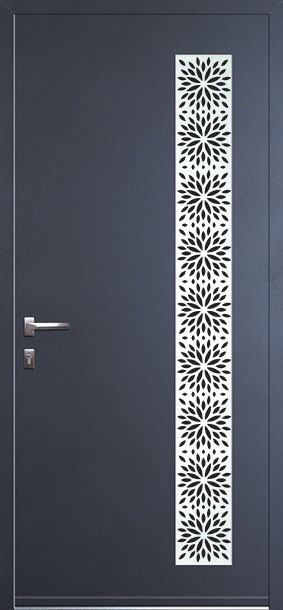 Porte d'entrée Kréative Fleurs 1