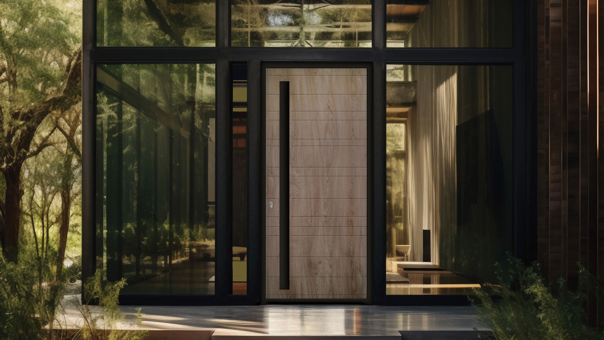 Portes d'entrée alu PVC