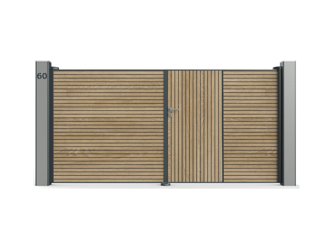 portail aluminium Klostra Carmel