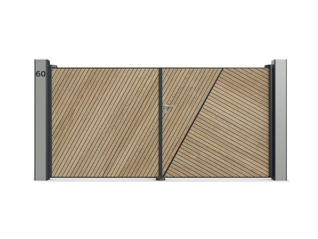 portail aluminium Klostra Tikal