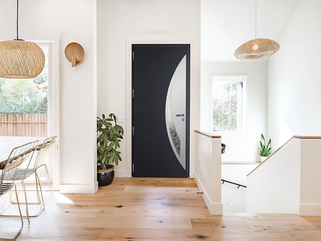 porte d'entrée contemporaine