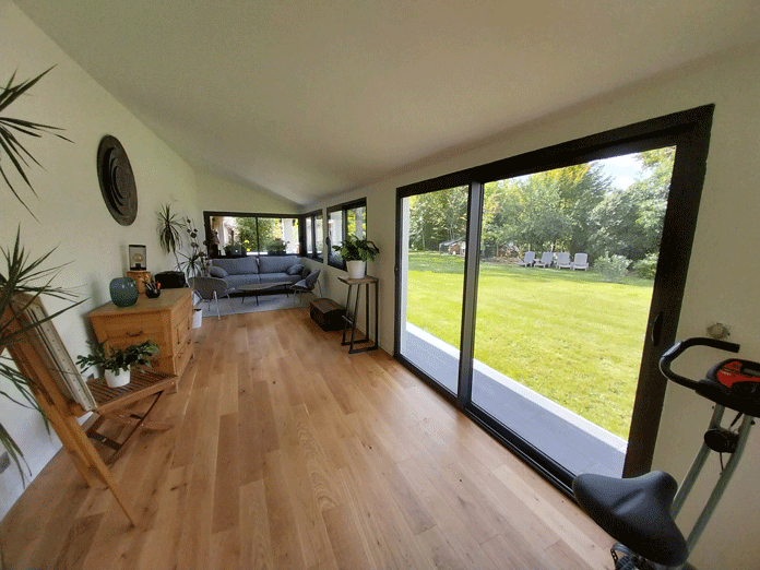 Coulissant fenêtre aluminium Diane intérieur