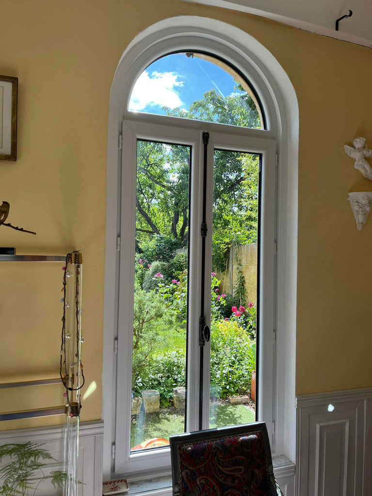 Fenetre PVC plein cintre calibaie