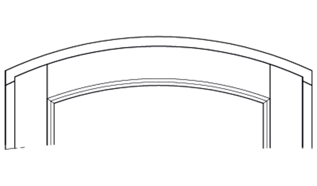 Cintre surbaissé 2 côtés