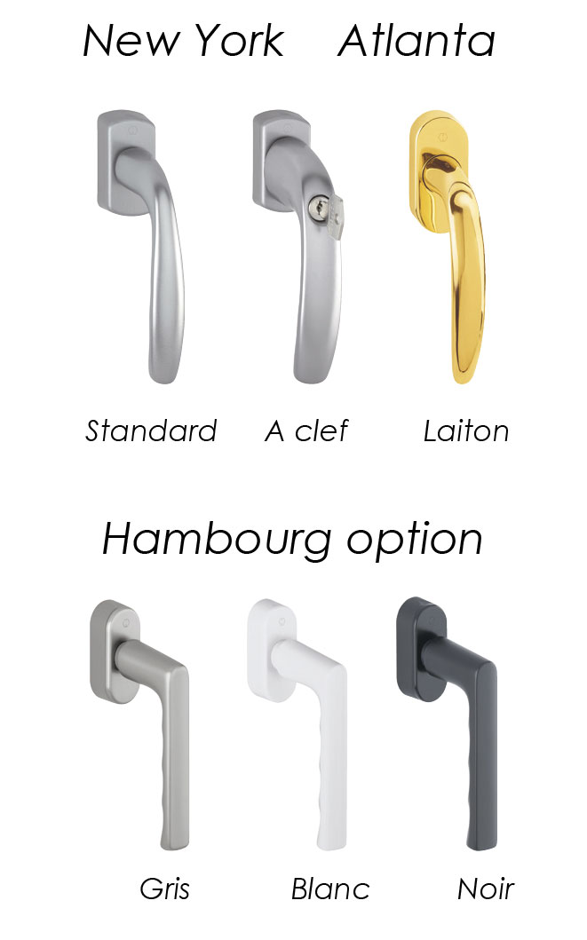 accessoires poignée fenêtre bois