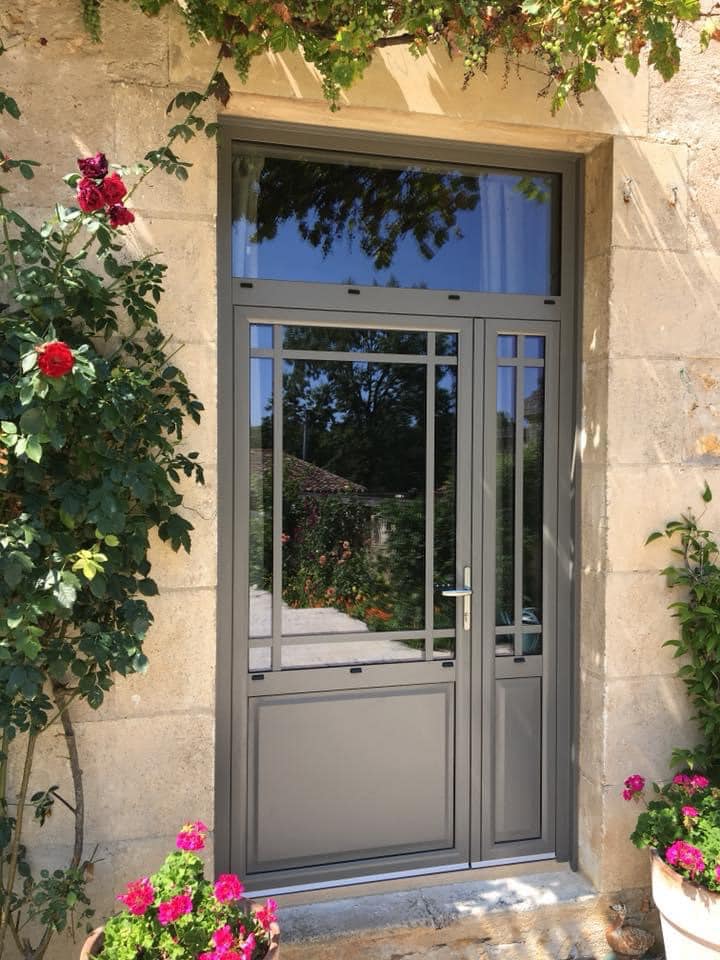 porte d'entrée aluminium