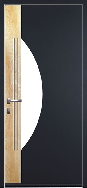 Porte d'entrée Natural Oscar insert chêne naturel