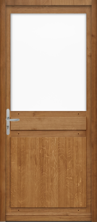 porte d'entrée bois M23B Boizeal