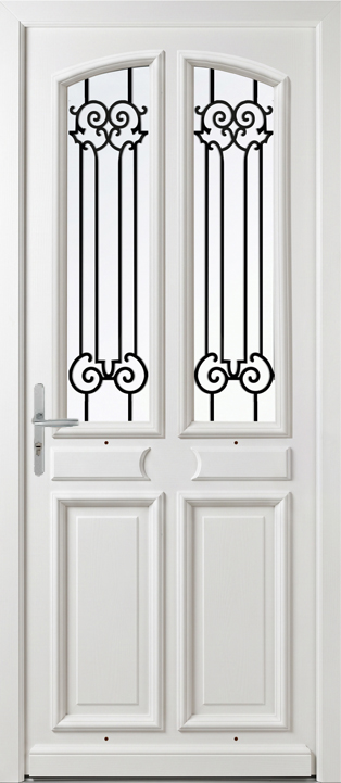 porte d'entrée bois Boizeal M25